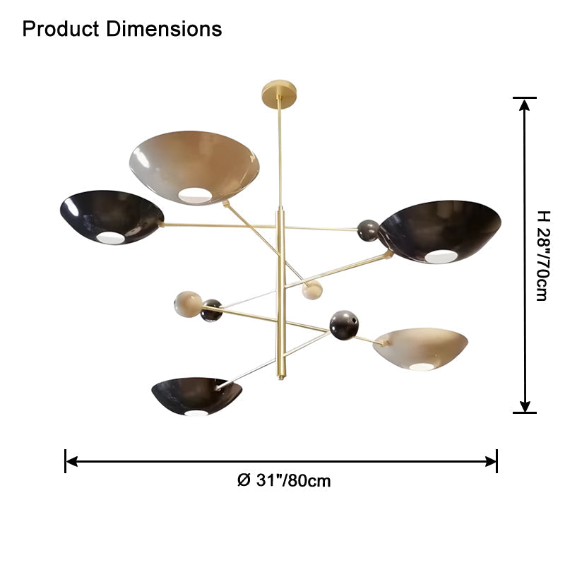 WOMO Bowl Chandelier-WM2842