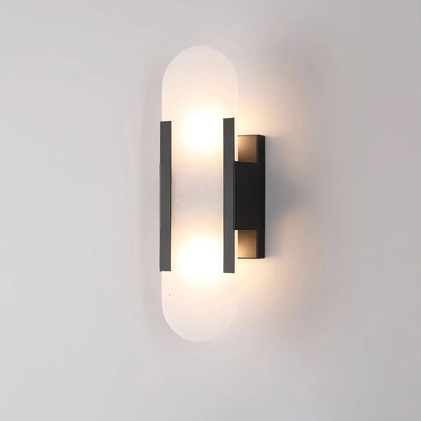WOMO Oval Alabaster Wall Sconce-WM6107