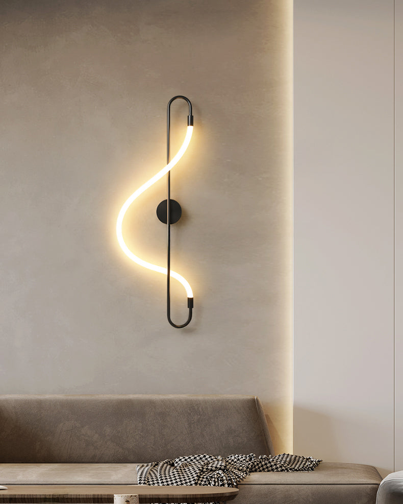 WOMO Art Musical Note LED Wall Sconce-WM6111