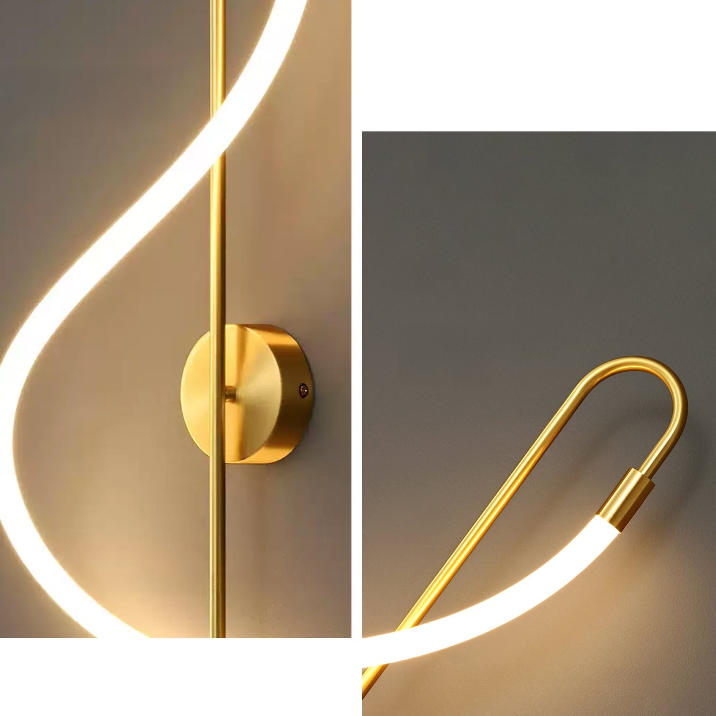 WOMO Art Musical Note LED Wall Sconce-WM6111