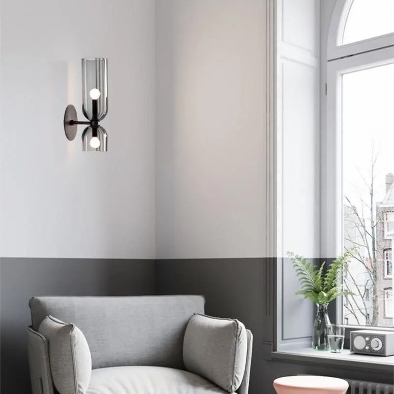 WOMO Hurricane Double Wall Sconce-WM6115