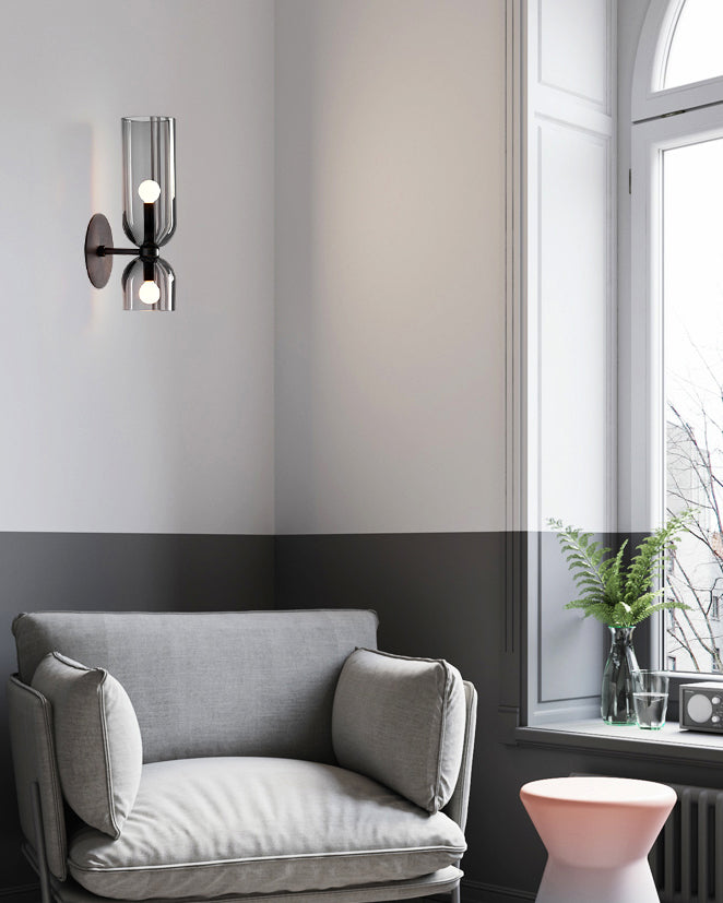WOMO Hurricane Double Wall Sconce-WM6115