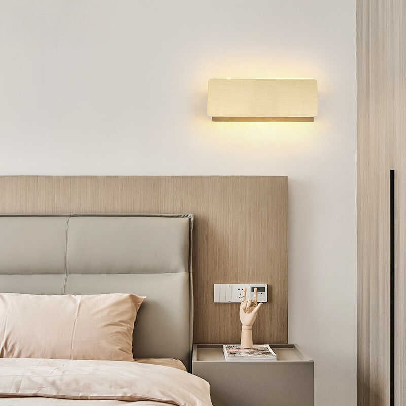 WOMO Adjustable Rectangular Metal Wall Sconce-WM6118