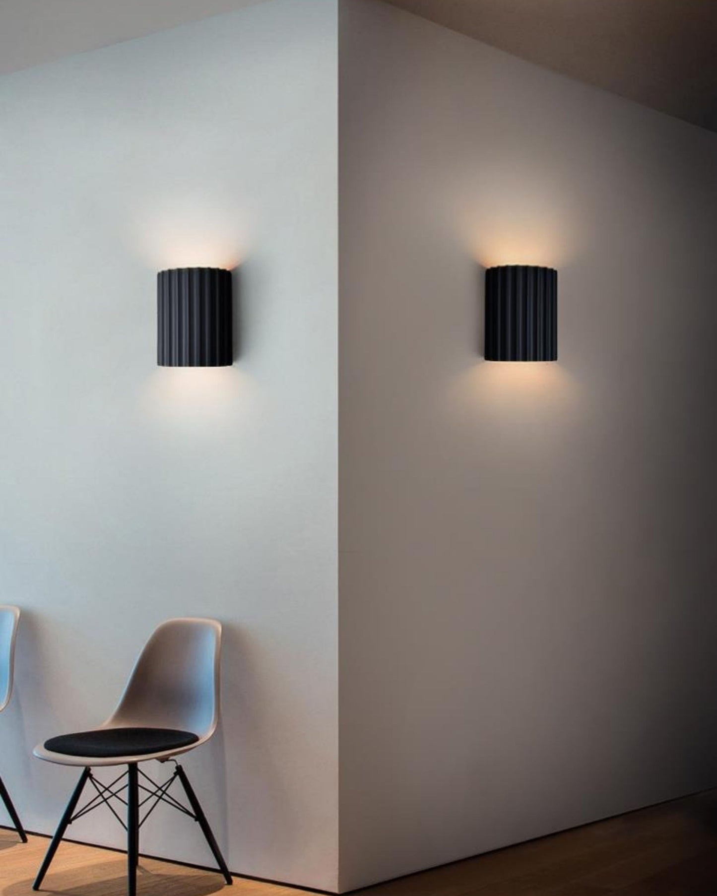 WOMO Half Cylinder Fluted Wall Sconce-WM6137
