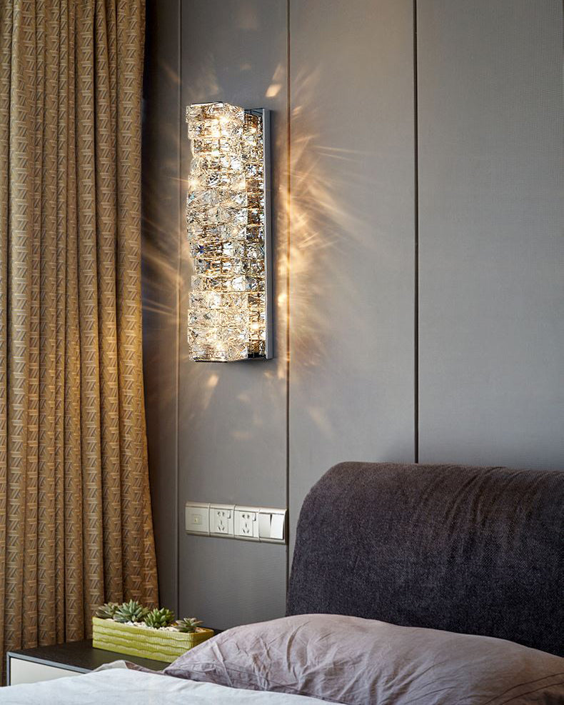 WOMO Luxury Crystal Wall Sconce-WM6138