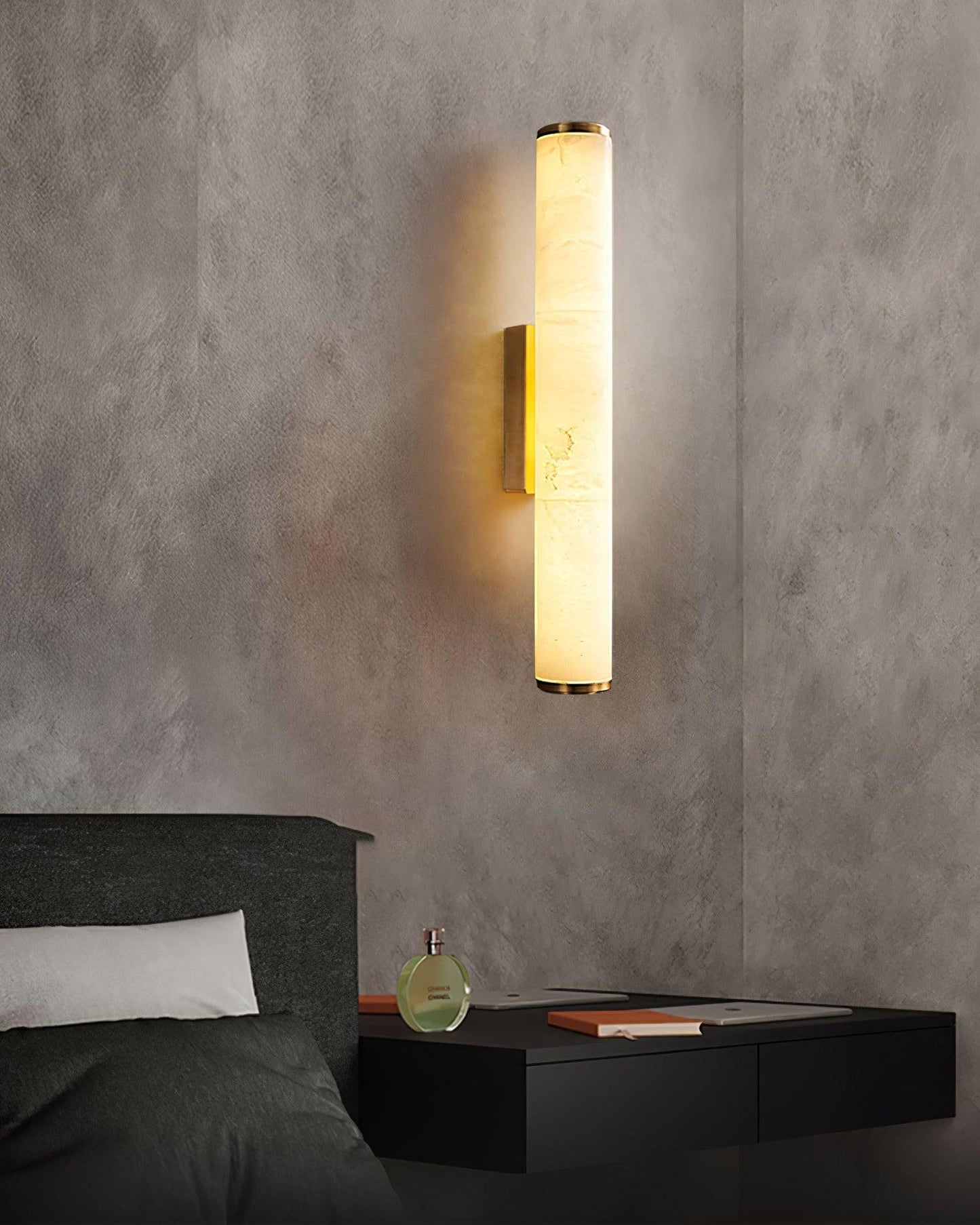 WOMO Alabaster Tube Wall Sconce-WM6139