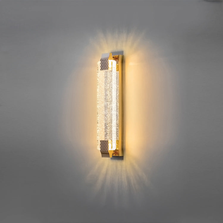 WOMO Bubble Crystal Long Wall Sconce-WM6142