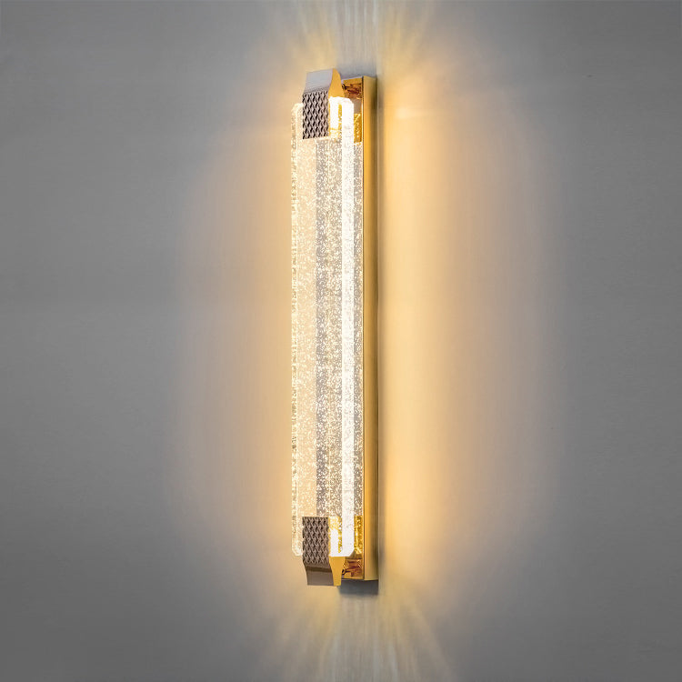 WOMO Bubble Crystal Long Wall Sconce-WM6142