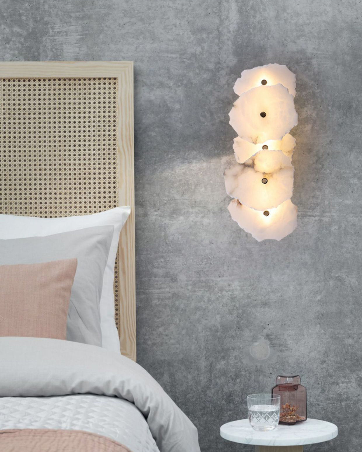 WOMO Alabaster Wall Sconce-WM6143