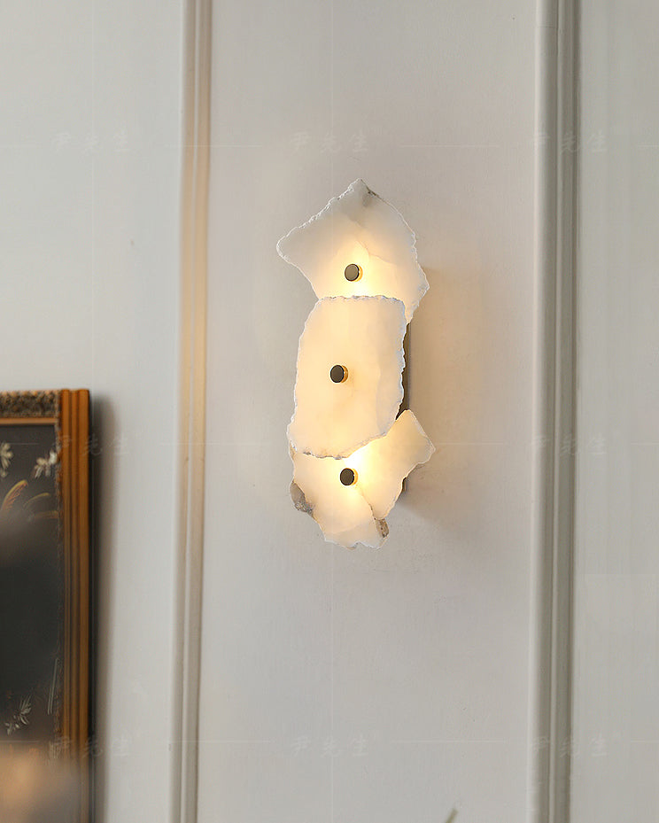 WOMO Alabaster Wall Sconce-WM6143