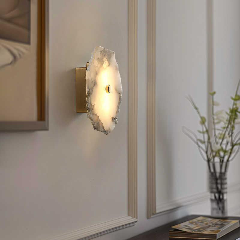 WOMO Alabaster Wall Sconce-WM6143