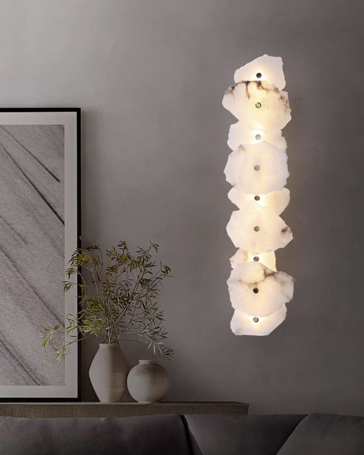WOMO Alabaster Wall Sconce-WM6143