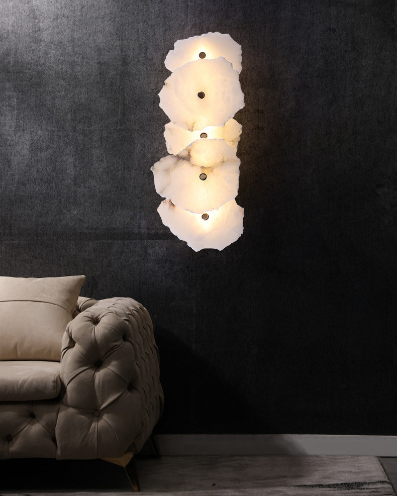 WOMO Alabaster Wall Sconce-WM6143