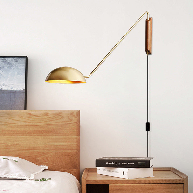 WOMO Dome Swing Arm Wall Sconce-WM6147