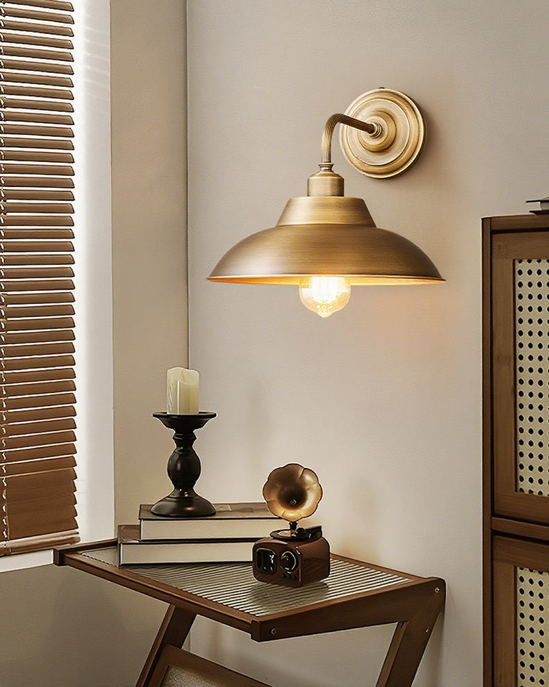 WOMO Vintage Dome Wall Sconce-WM6150