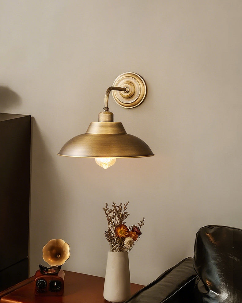WOMO Vintage Dome Wall Sconce-WM6150