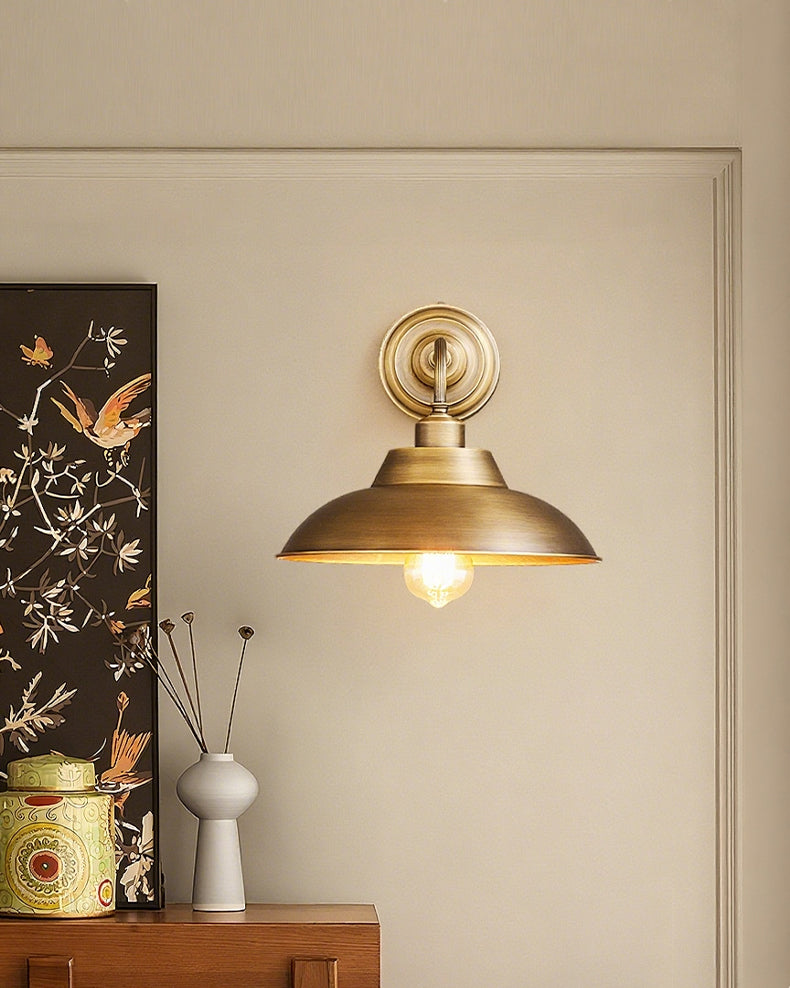 WOMO Vintage Dome Wall Sconce-WM6150