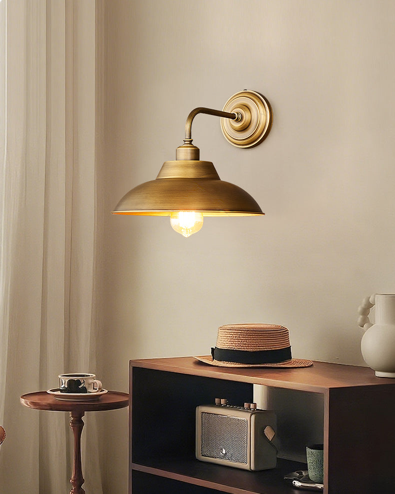 WOMO Vintage Dome Wall Sconce-WM6150