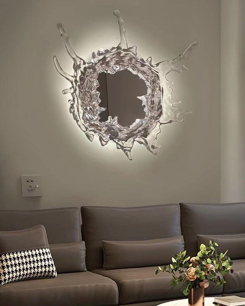 WOMO Art Wall Mirror with Light-WM6152