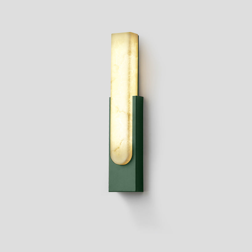 WOMO Rectangular Alabaster Wall Sconce -WM6160