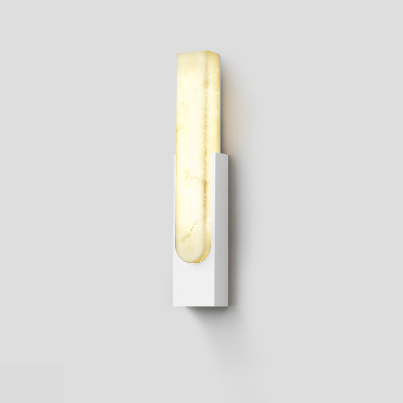 WOMO Rectangular Alabaster Wall Sconce -WM6160