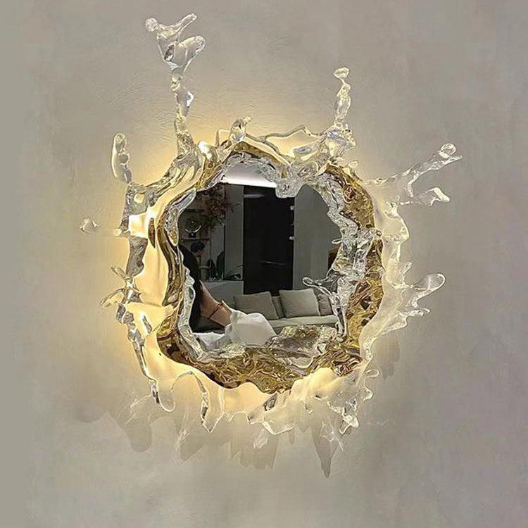 WOMO Art Wall Mirror with Light-WM6152