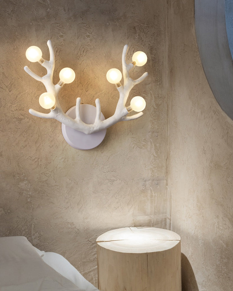 WOMO Antler Globe Wall Sconce -WM6165