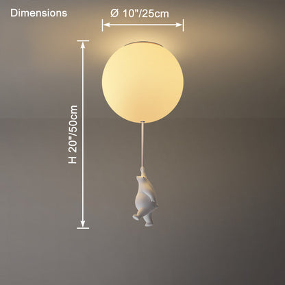 WOMO Bear Balloon Ceiling Light-WM1123