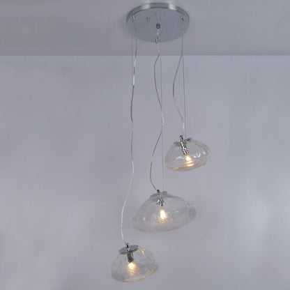 WOMO Cascading Blown Glass Pendant Chandelier-WM2101b