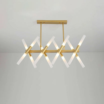 WOMO Candle Linear Chandelier-WM2805
