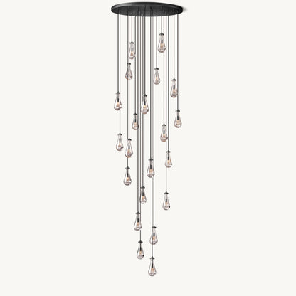 WOMO Raindrop Glass Chandelier-WM2809