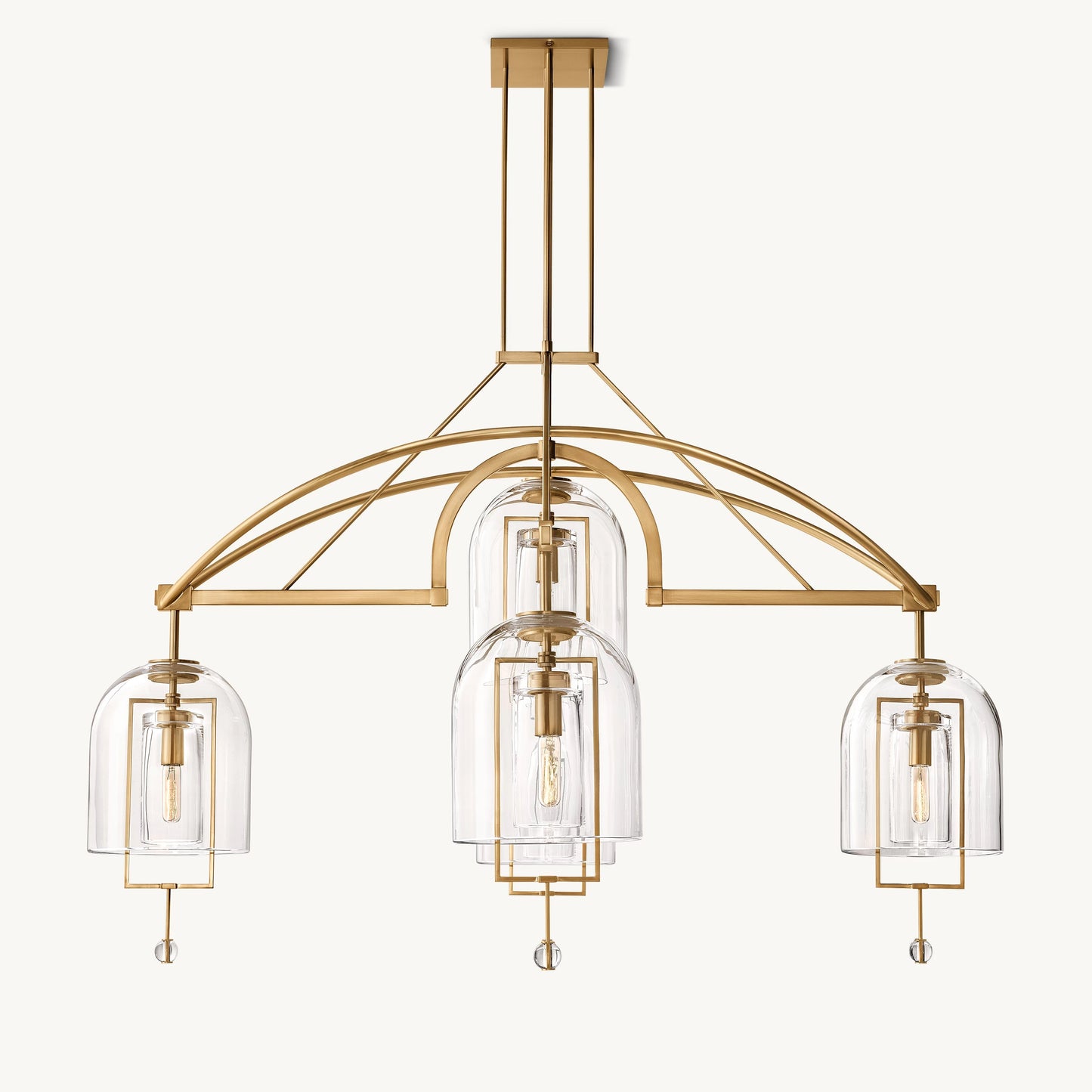 WOMO Bell Glass Chandelier-WM2813