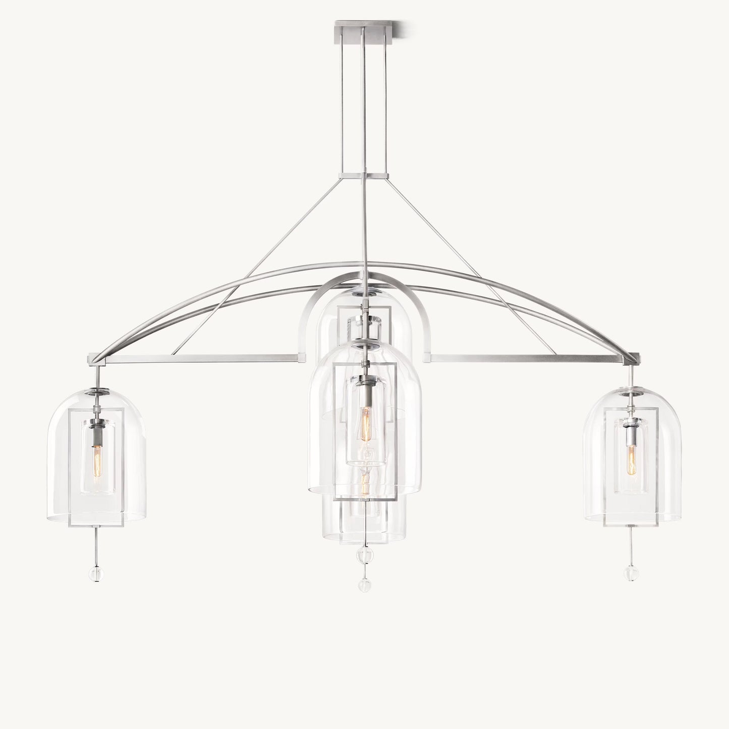 WOMO Bell Glass Chandelier-WM2813
