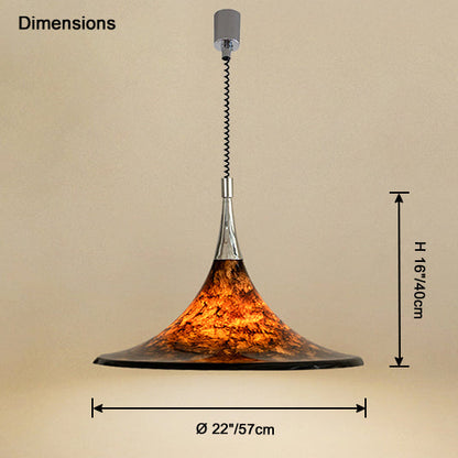 WOMO Lava Cone Rise Fall Pendant Light -WM2823