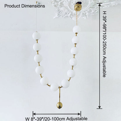 WOMO V-Pearl Adjustable Chandelier-WM2938