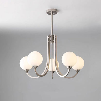 WOMO Glass Globe Arm Chandelier-WM2942