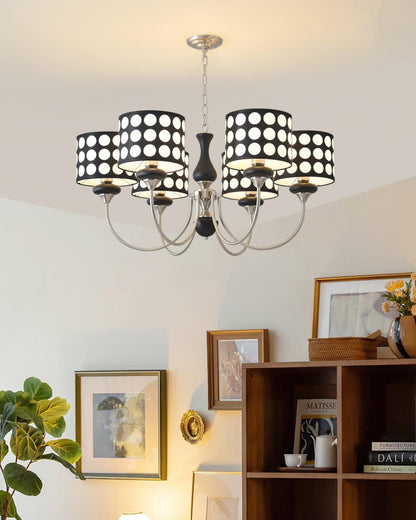 WOMO Polka Shaded Chandelier-WM2913