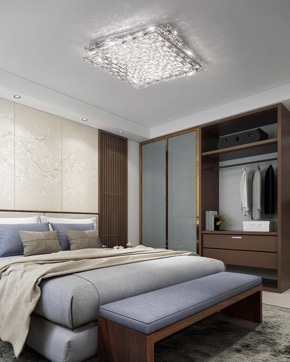 WOMO Square Crystal Ceiling Light-WM1141
