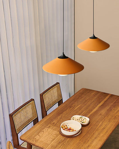 WOMO Leather Cone Pendant Light-WM2952