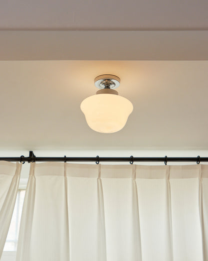 WOMO Schoolhouse Glass Ceiling Light-WM1147