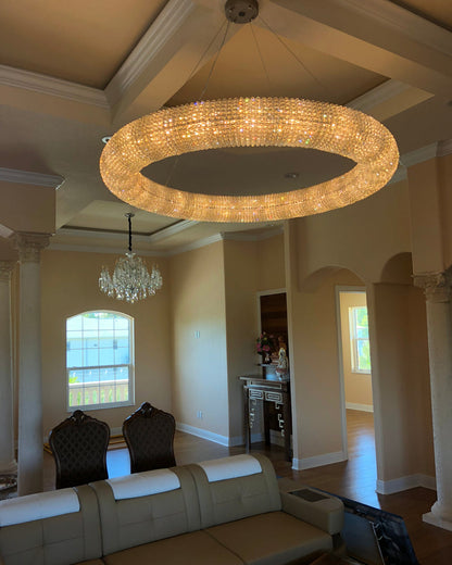 WOMO Halo Crystal Chandelier-WM2910