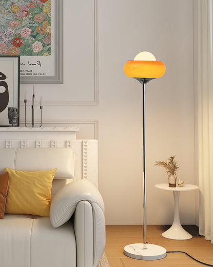 WOMO Torchiere Orange Floor Lamp-WM7092