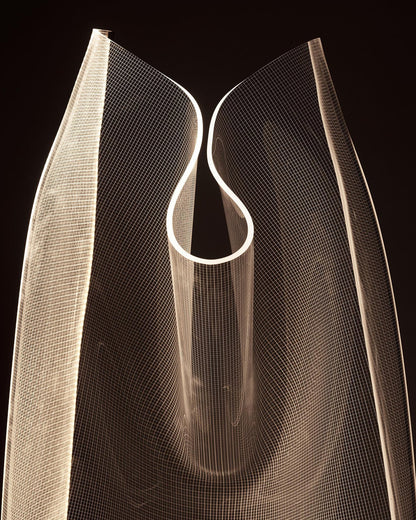 WOMO Wind Sculptural Floor Lamp-WM7100
