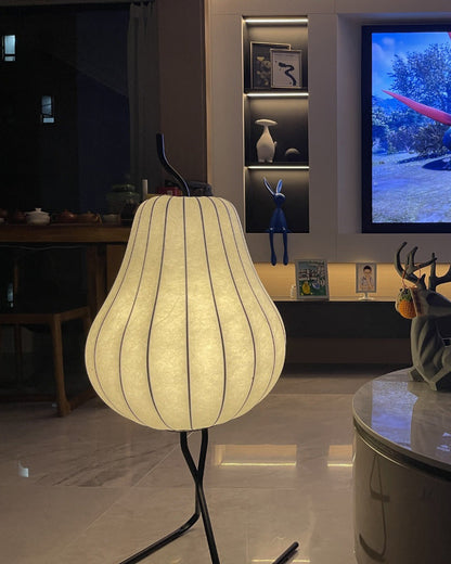 WOMO Pear Lantern Silk Floor Lamp-WM7126