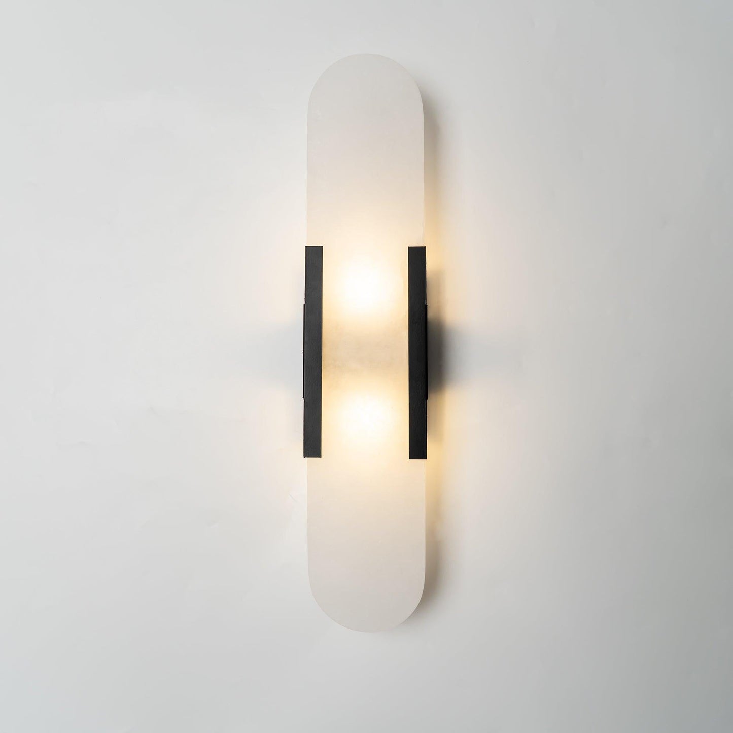 WOMO Oval Alabaster Wall Sconce-WM6107