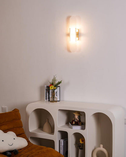 WOMO Oval Alabaster Wall Sconce-WM6107