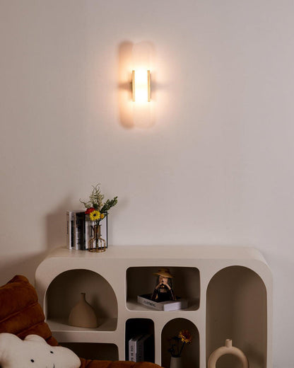 WOMO Oval Alabaster Wall Sconce-WM6107