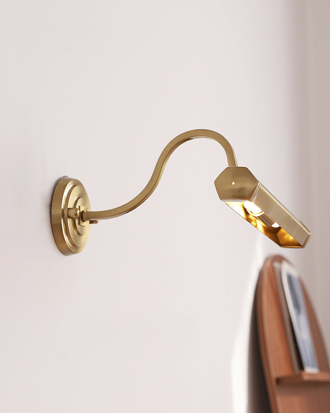 WOMO Adjustable Industrial Gold Picture Light-WM6108