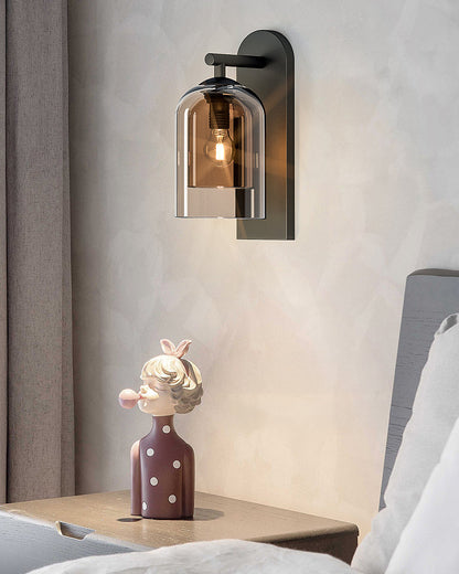 WOMO Bell Black Wall Sconce-WM6110