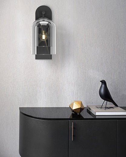 WOMO Bell Black Wall Sconce-WM6110
